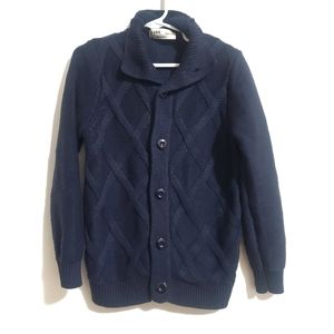 4for20!! Navy blue knit sweater size 5 (130)